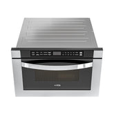 24 in. Stainless-Steel Microwave Drawer, Wall-Mounted with Flat Bottom,1.2 Cu. Ft. KM-MD-1SS
